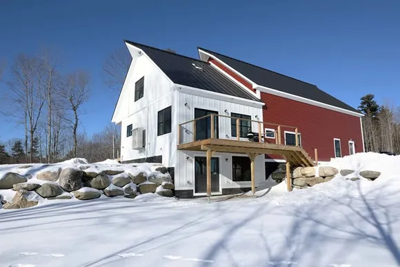 Completed home by Mariner Construction, Central Maine